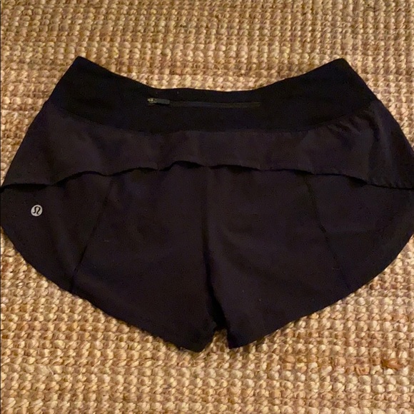 Lululemon Black Speed Short - Picture 2 of 4
